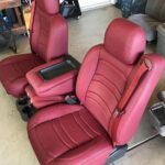 Custom bucket seats with center console