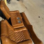 CUSTOM INTERIOR KIT FOR A 1977 Chevrolet C10, FULLY WRAPPED IN PREMIUM LEATHER