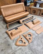 84 C10 custom interior wrapped In Relicate leather the speaker box