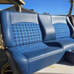 73-87 c10 Custom built bench seat twilight blue